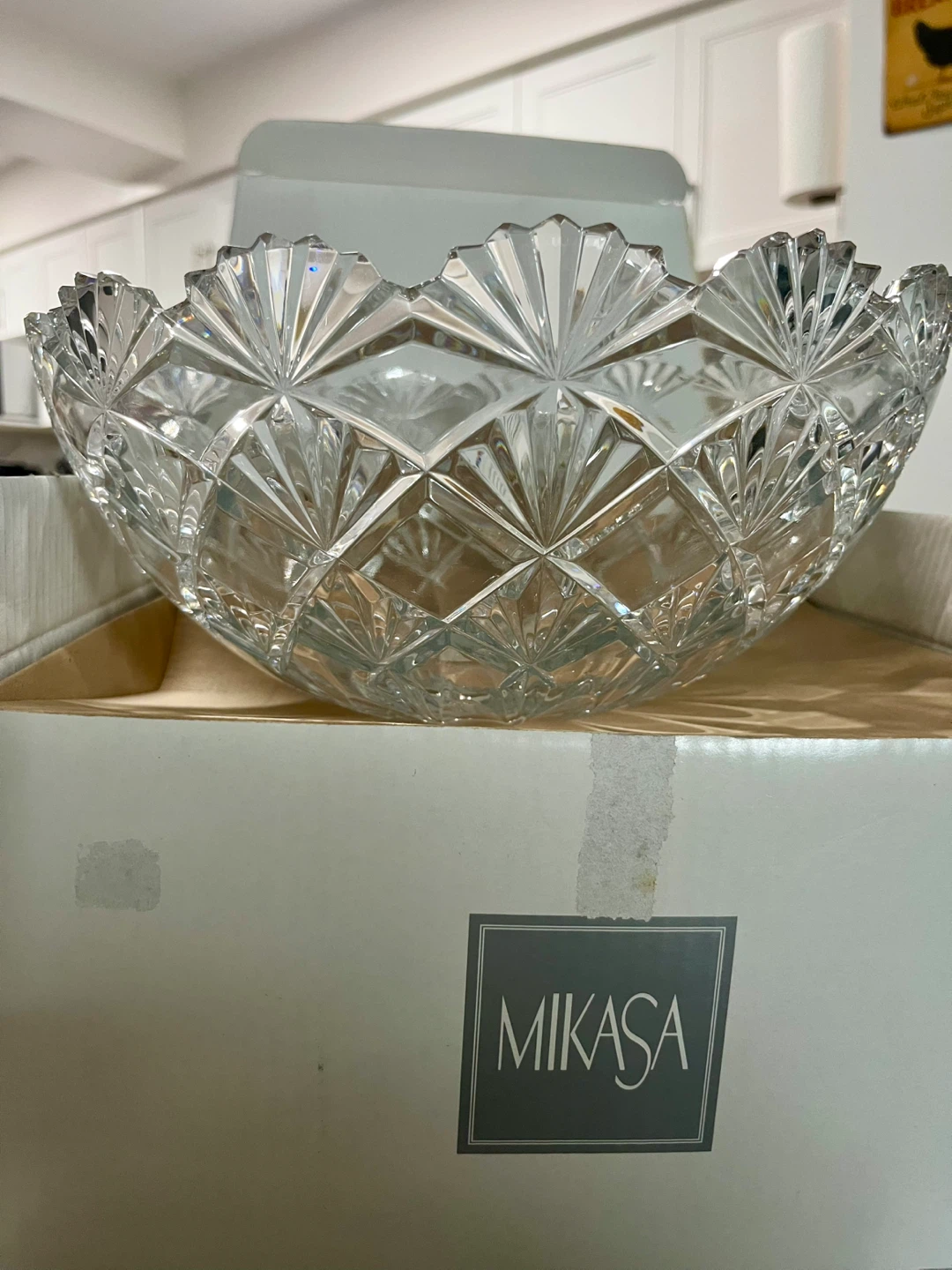 ✨ Beautiful Mikasa Crystal Cut Glass Bowl – Elegant & Timeless ✨ - photo 3