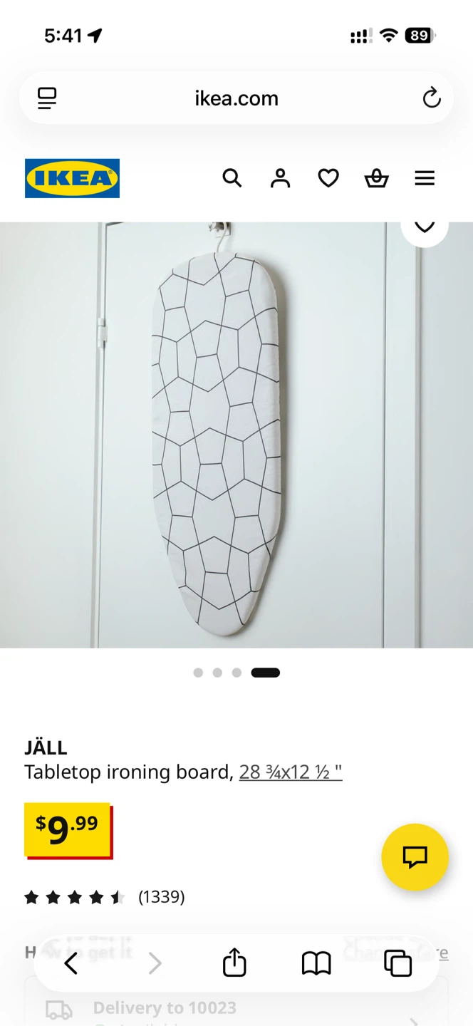 IKEA JÄLL Tabletop Ironing Board - photo 2