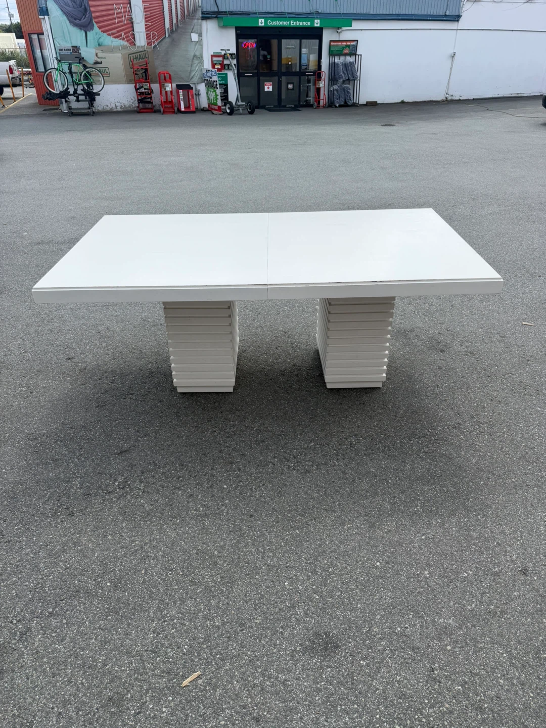 Dinning table and benches