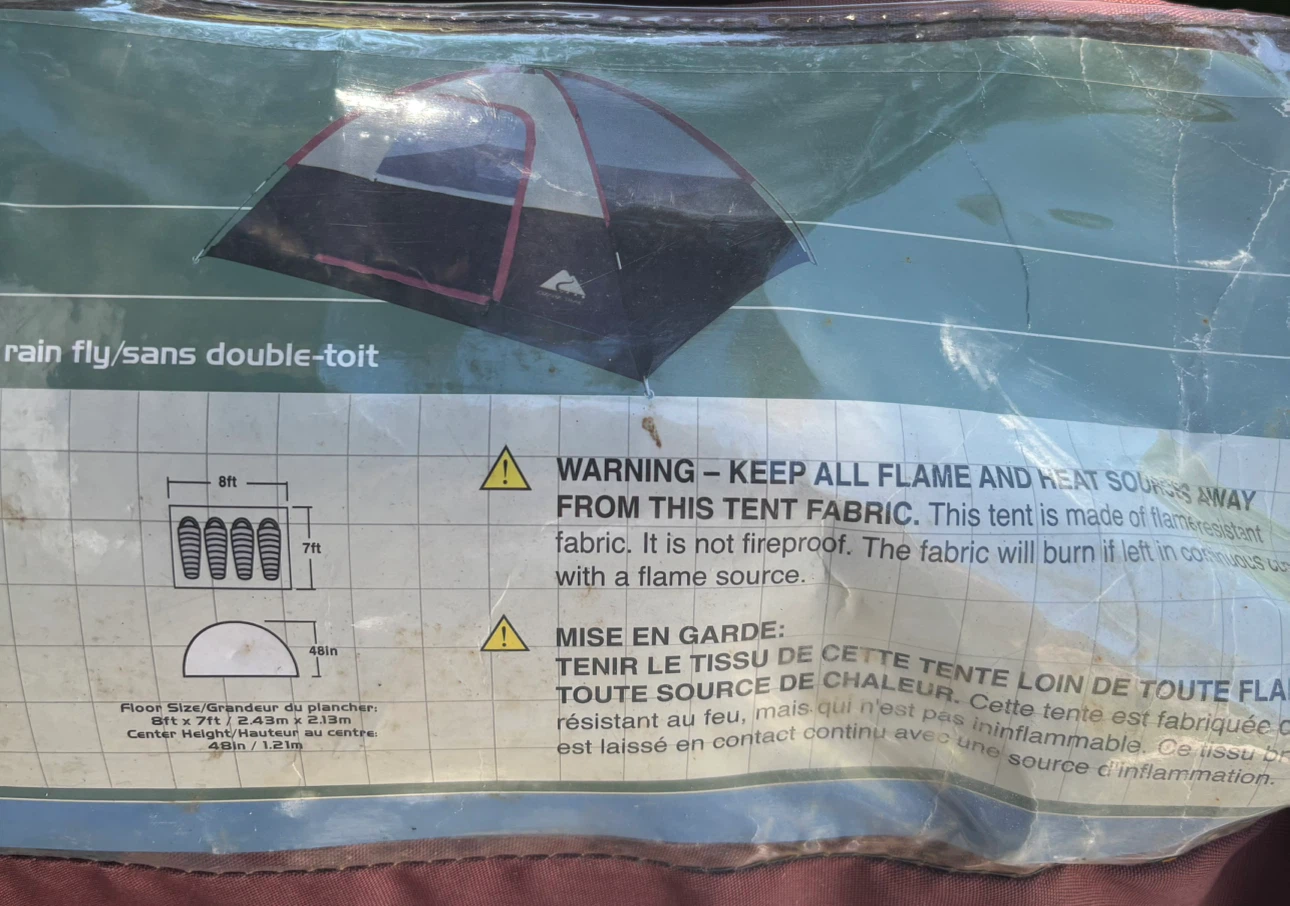 Camping equipment , Tents Stove, Q. and T. Mattress - photo 4
