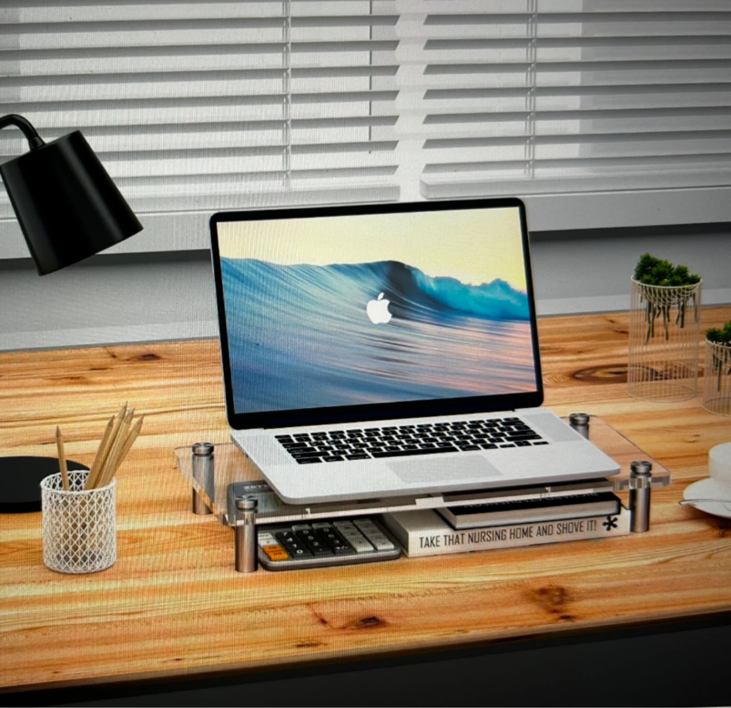 Clear Acrylic Monitor Stand - photo 5