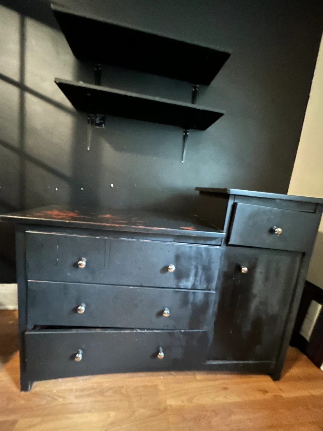 Black Dresser with Drawers - photo 2