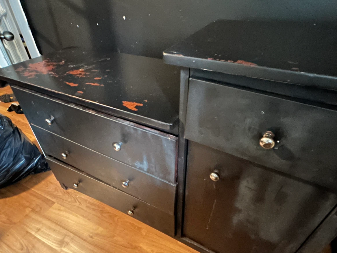 Black Dresser with Drawers - photo 3