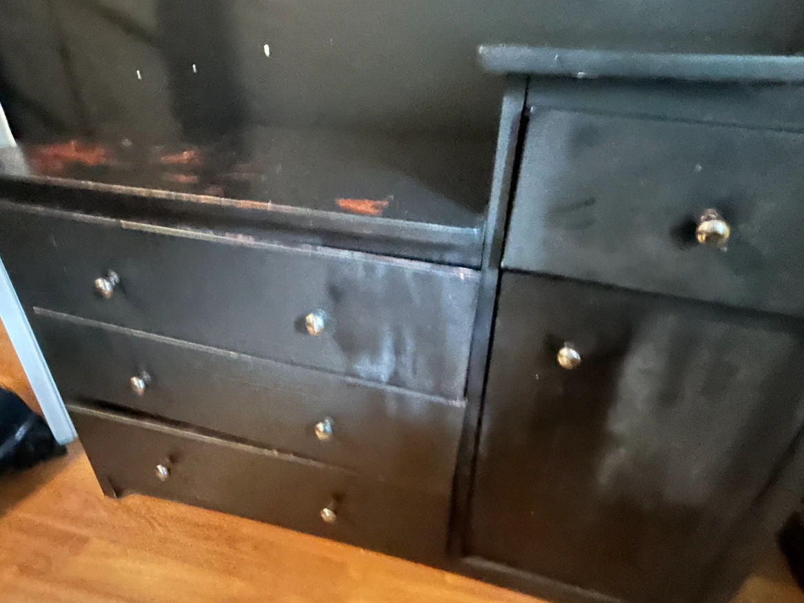 Black Dresser with Drawers - photo 4