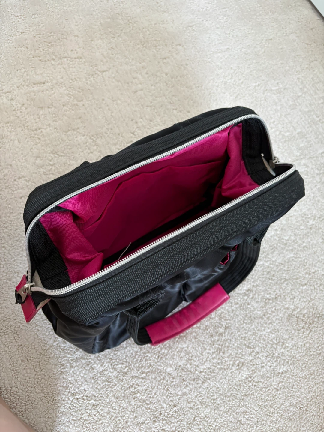 Black & Pink Cosmetic Bag - photo 2