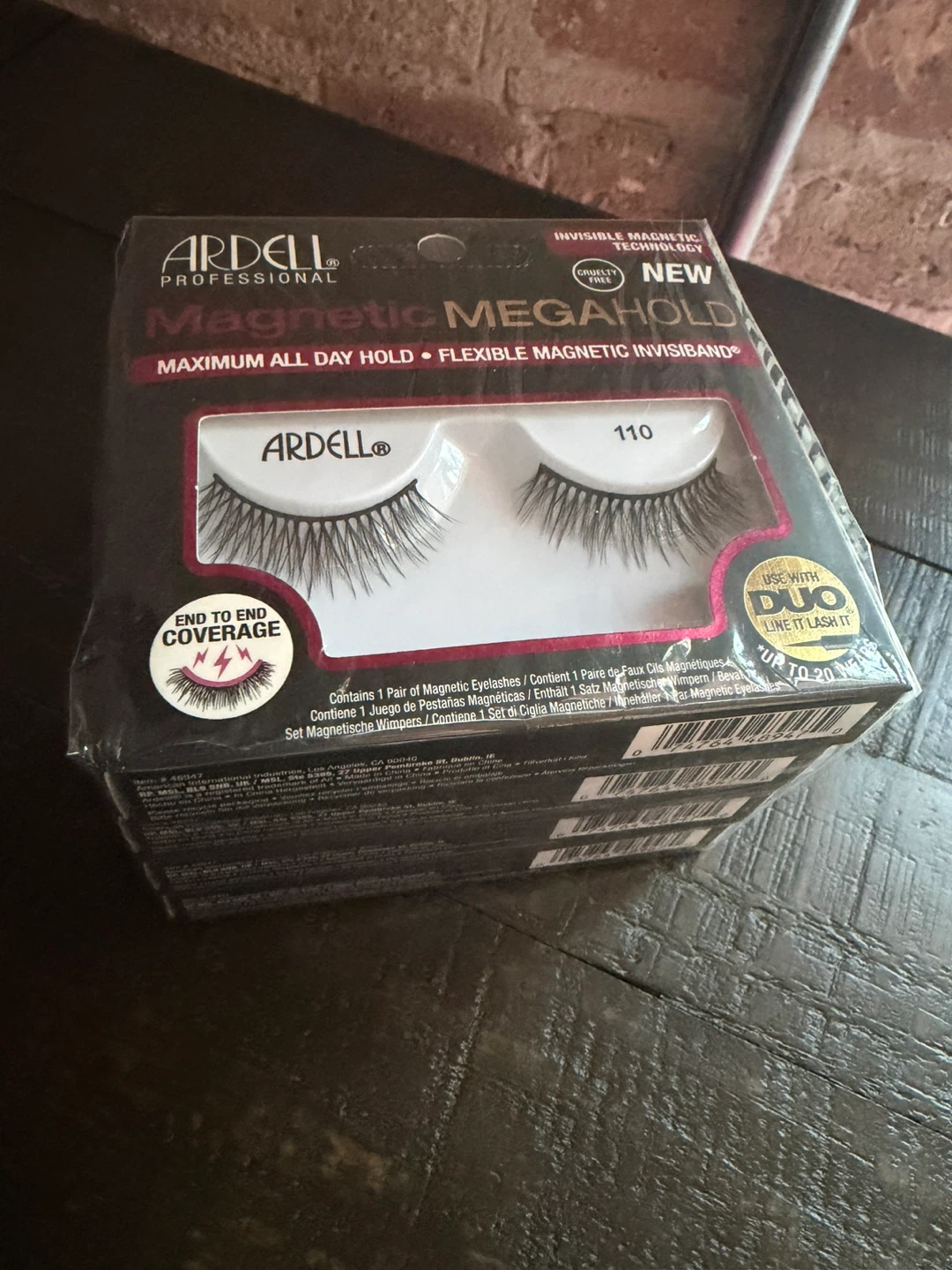 4 pairs!! Ardell Magnet MEGAHOLD ‘110’ False Eyelashes 110