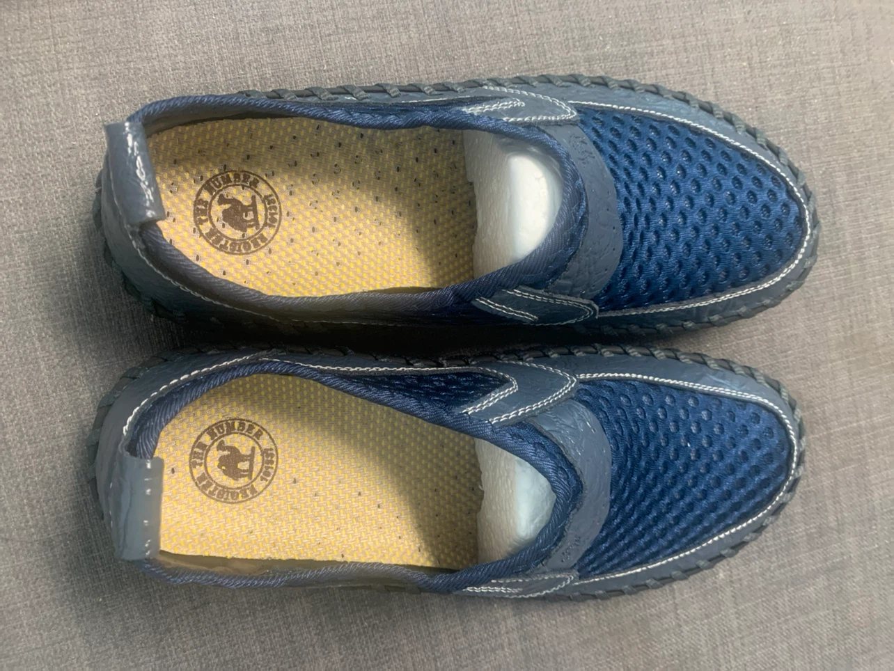 Men's Blue Slip-On Shoes - photo 2