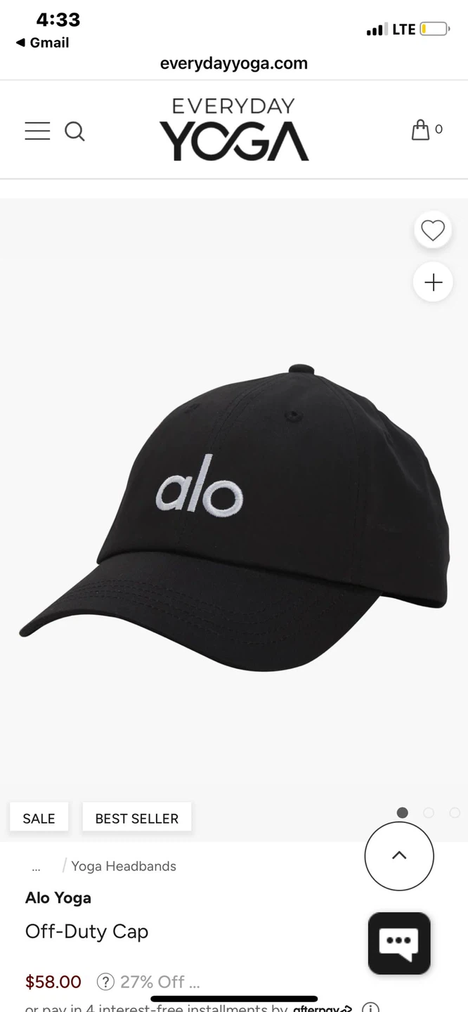 Alo Yoga Off-Duty Cap (Retails for $58) - photo 4
