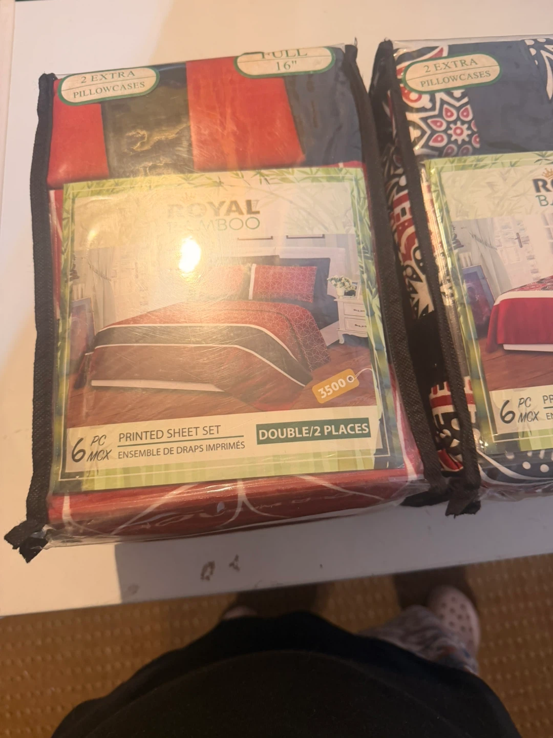 Royal Bamboo Full Size Printed Sheet Set