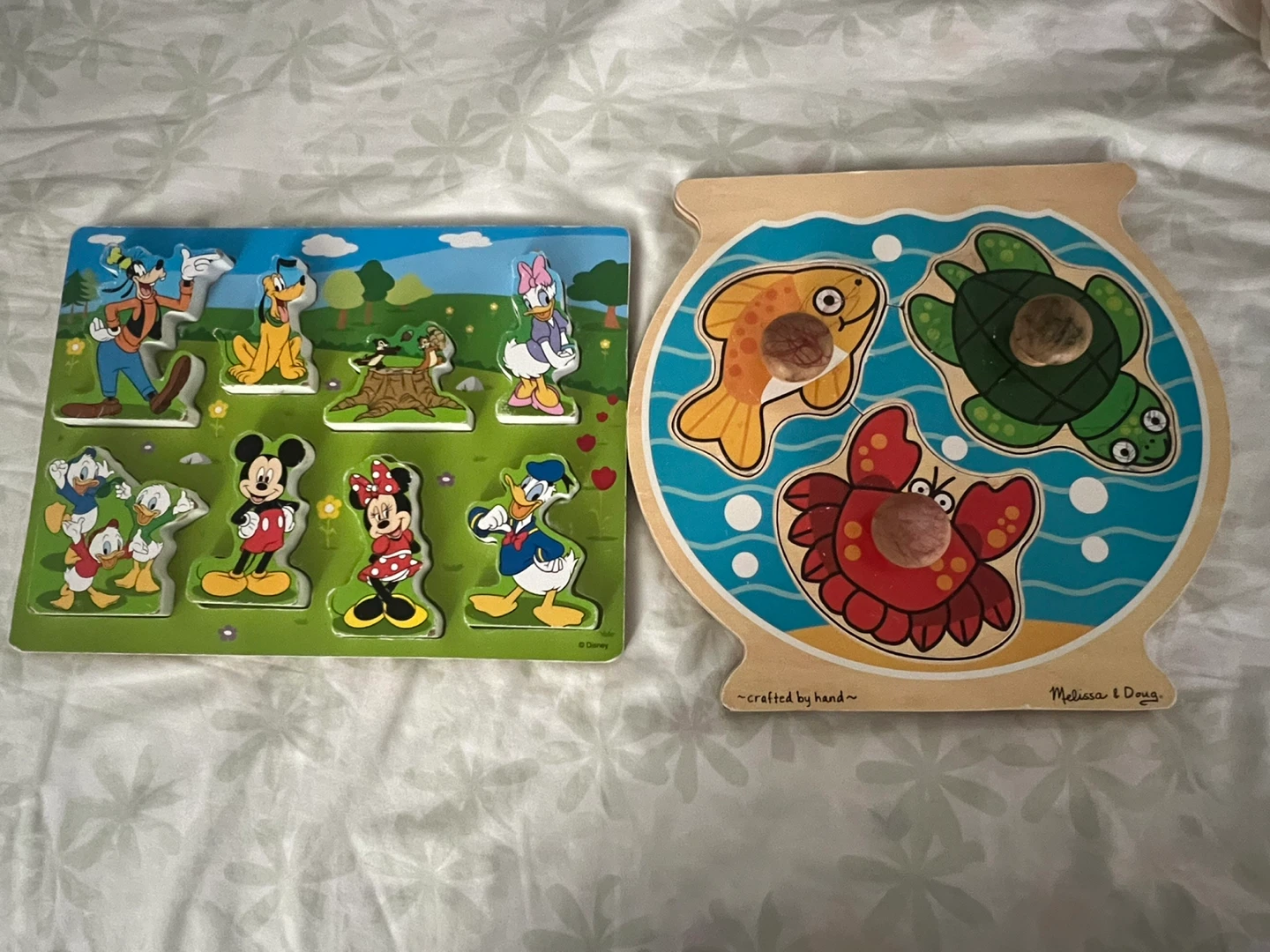 Disney & Melissa & Doug Wooden Puzzles