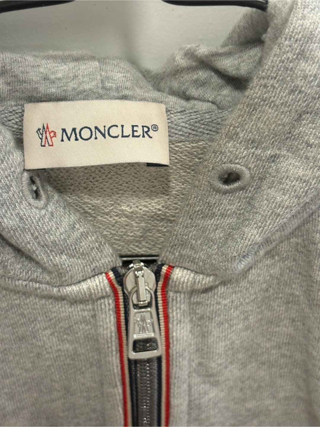 Moncler Grey Full Zip Hoodie - photo 2