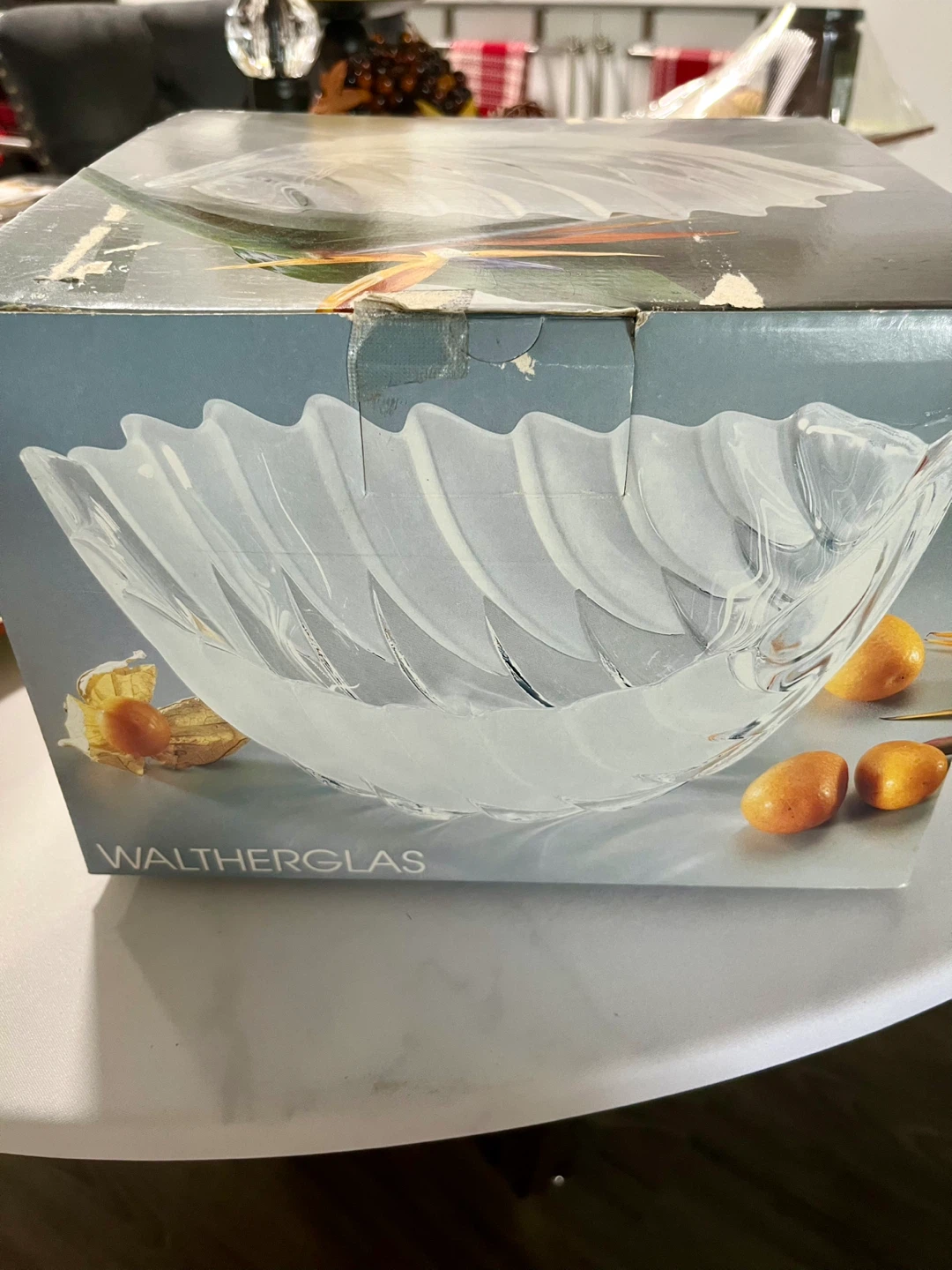 ✨ Vintage Waltherglas German Crystal Centerpiece Bowl - photo 2