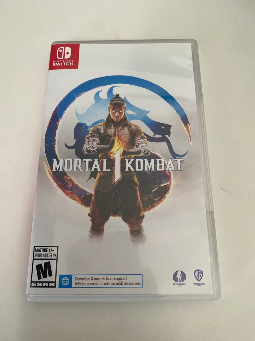 Nintendo Switch Console with Mortal Kombat 1 Game - photo 3