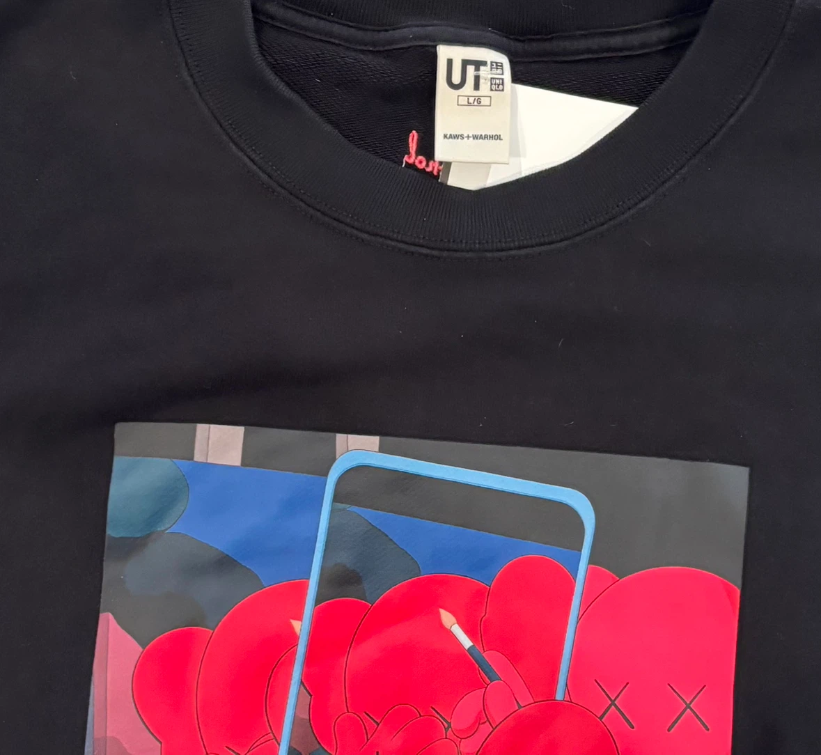 Uniqlo UT KAWS x Warhol Black Graphic Sweatshirt - photo 3