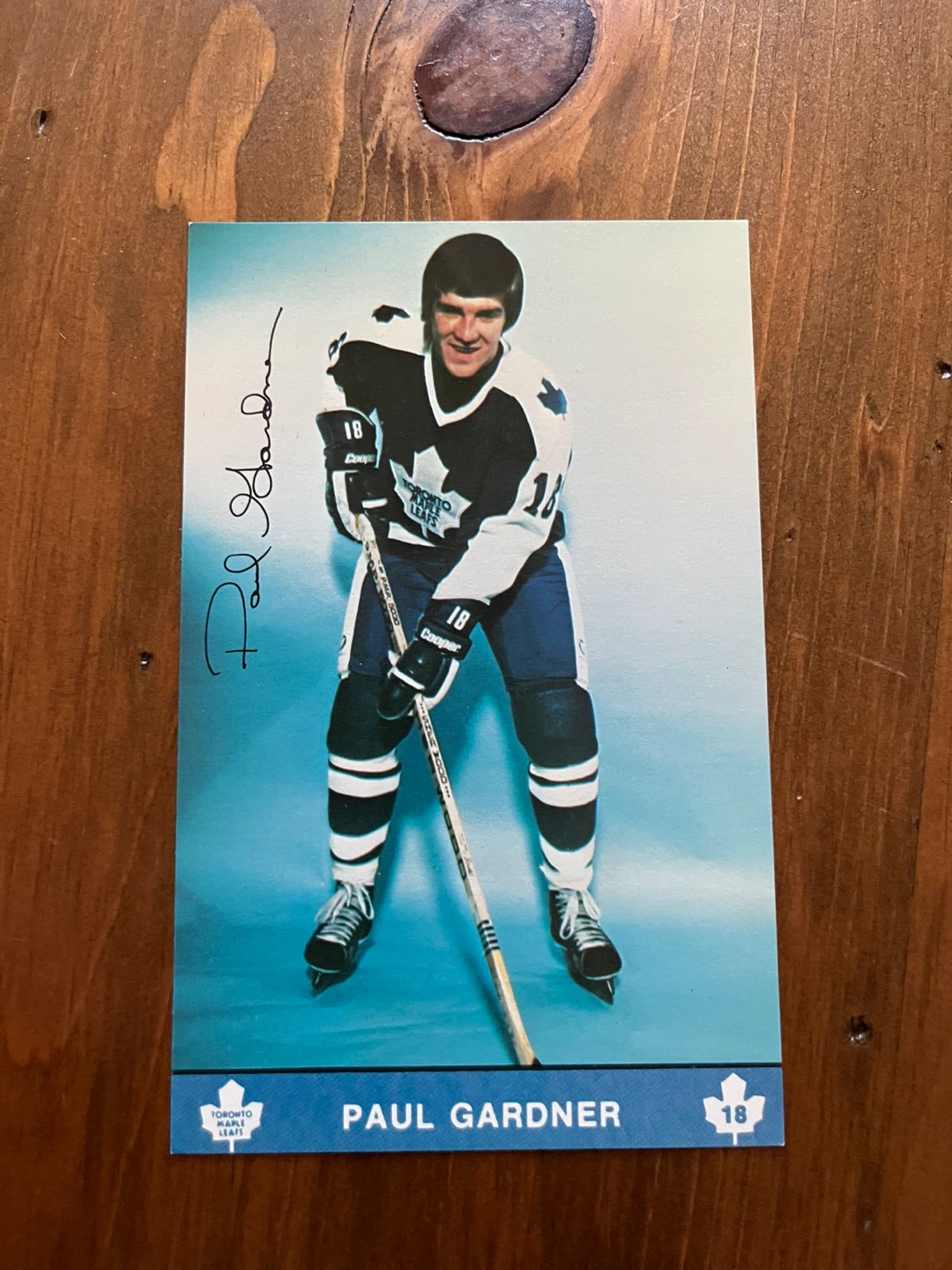 Paul Gardner Postcard Photo