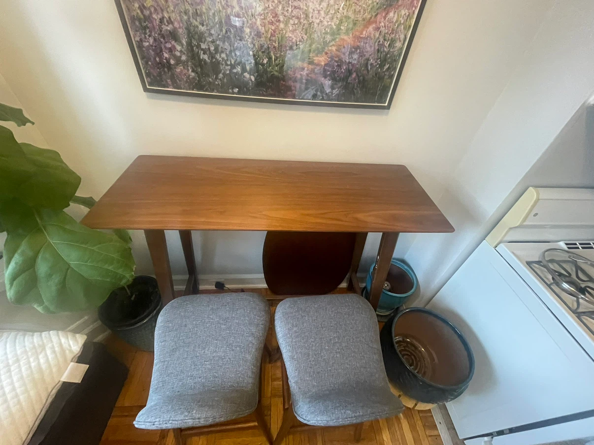 Wooden Dining Table -  FREE Stools - photo 2