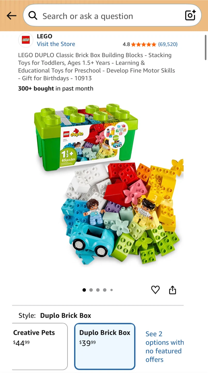 LEGO DUPLO Classic Brick Box Building Set 10913 - photo 4