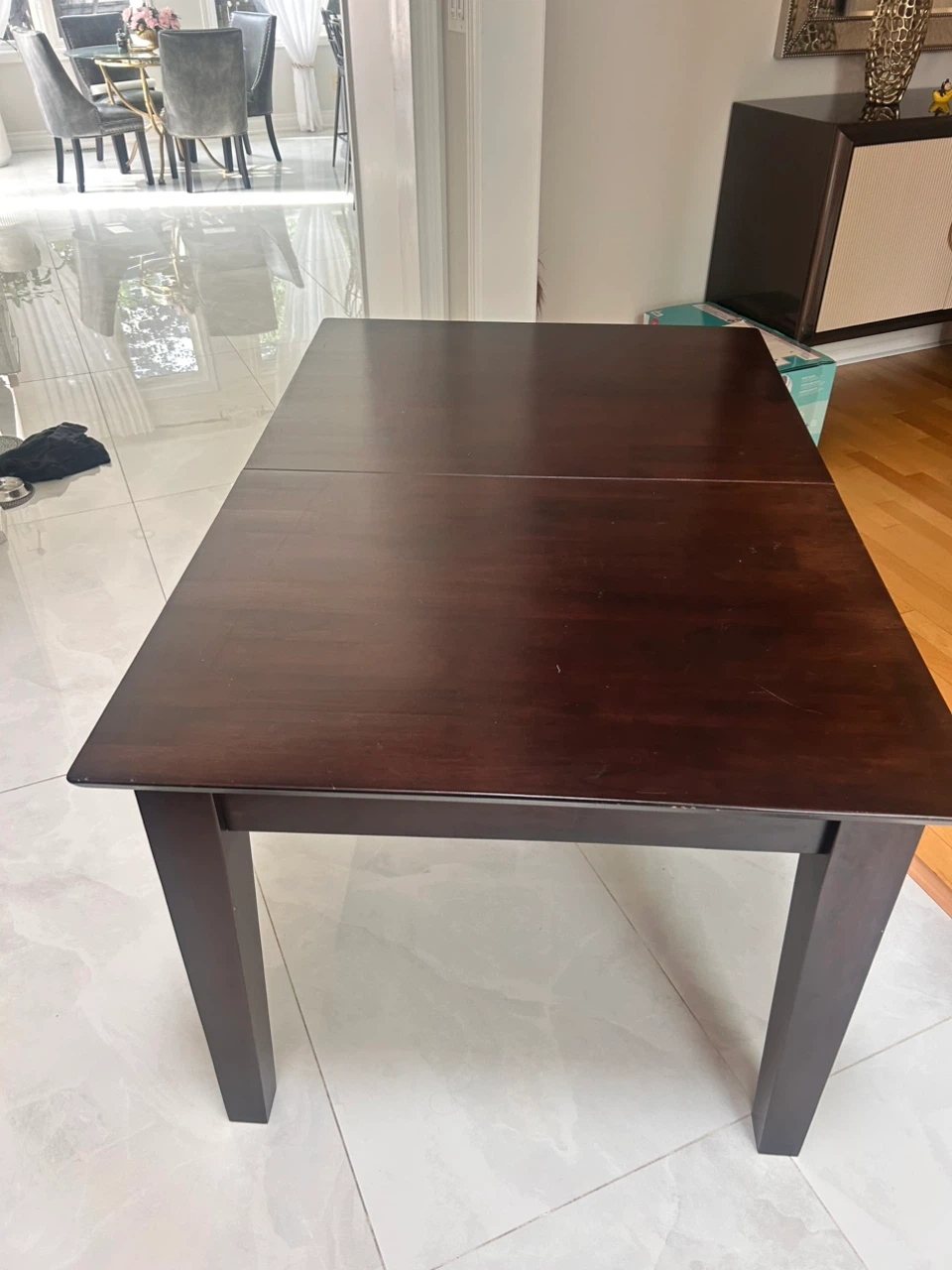 Espresso Extendable Dining Table