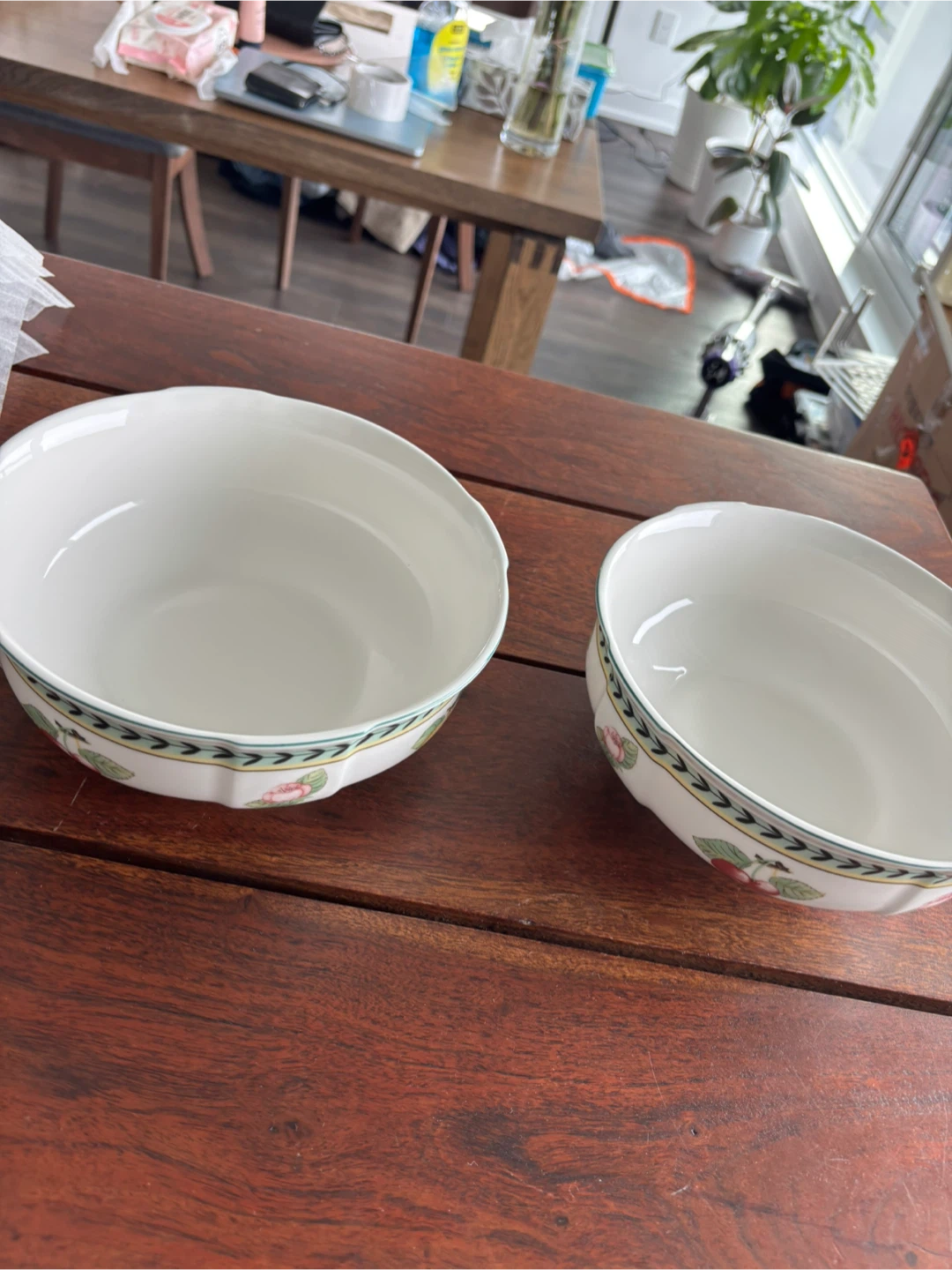 Villeroy & Boch Set of 2 Porcelain Bowls Cherry Design - photo 2