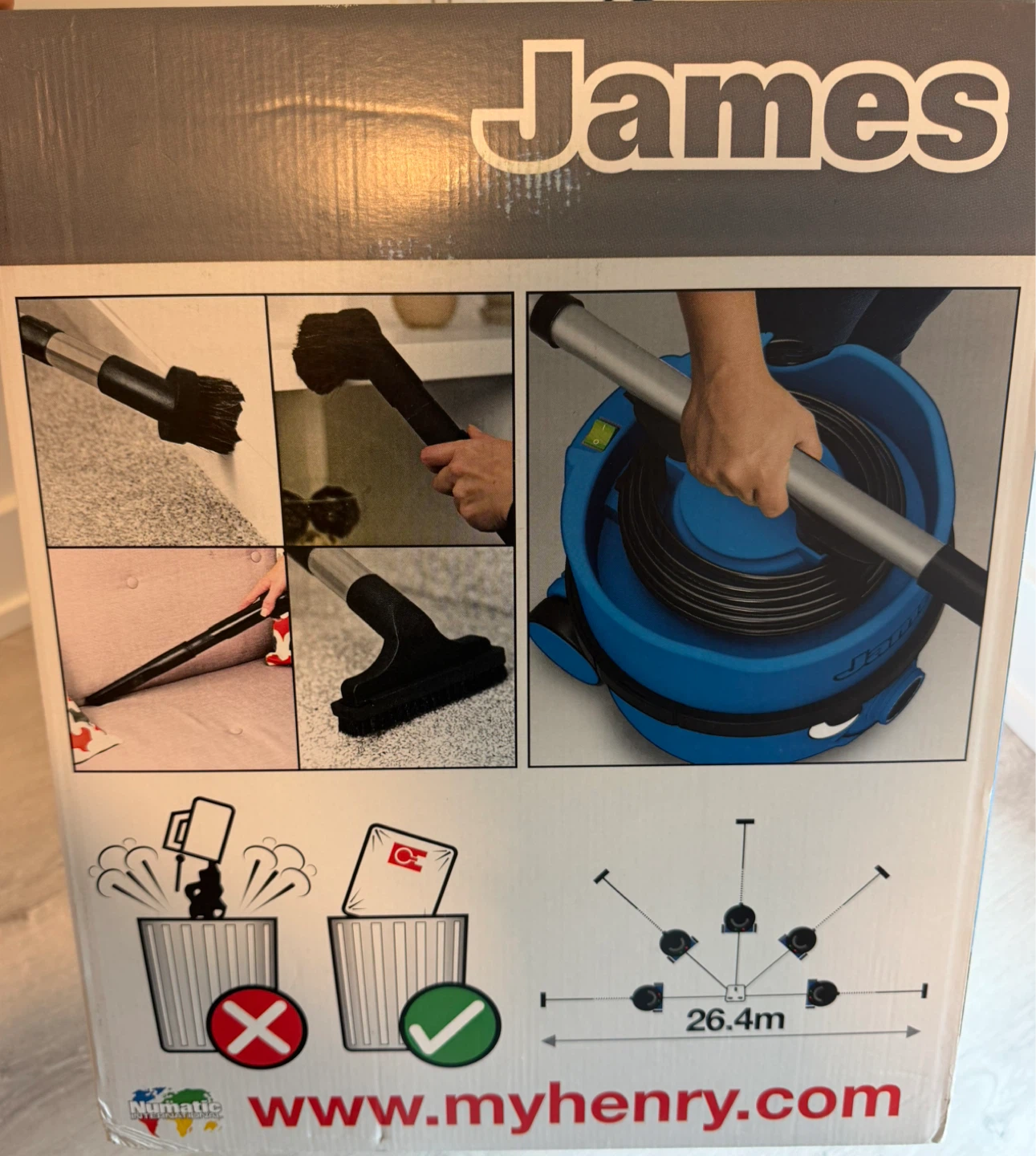 Numatic James Vacuum Cleaner
