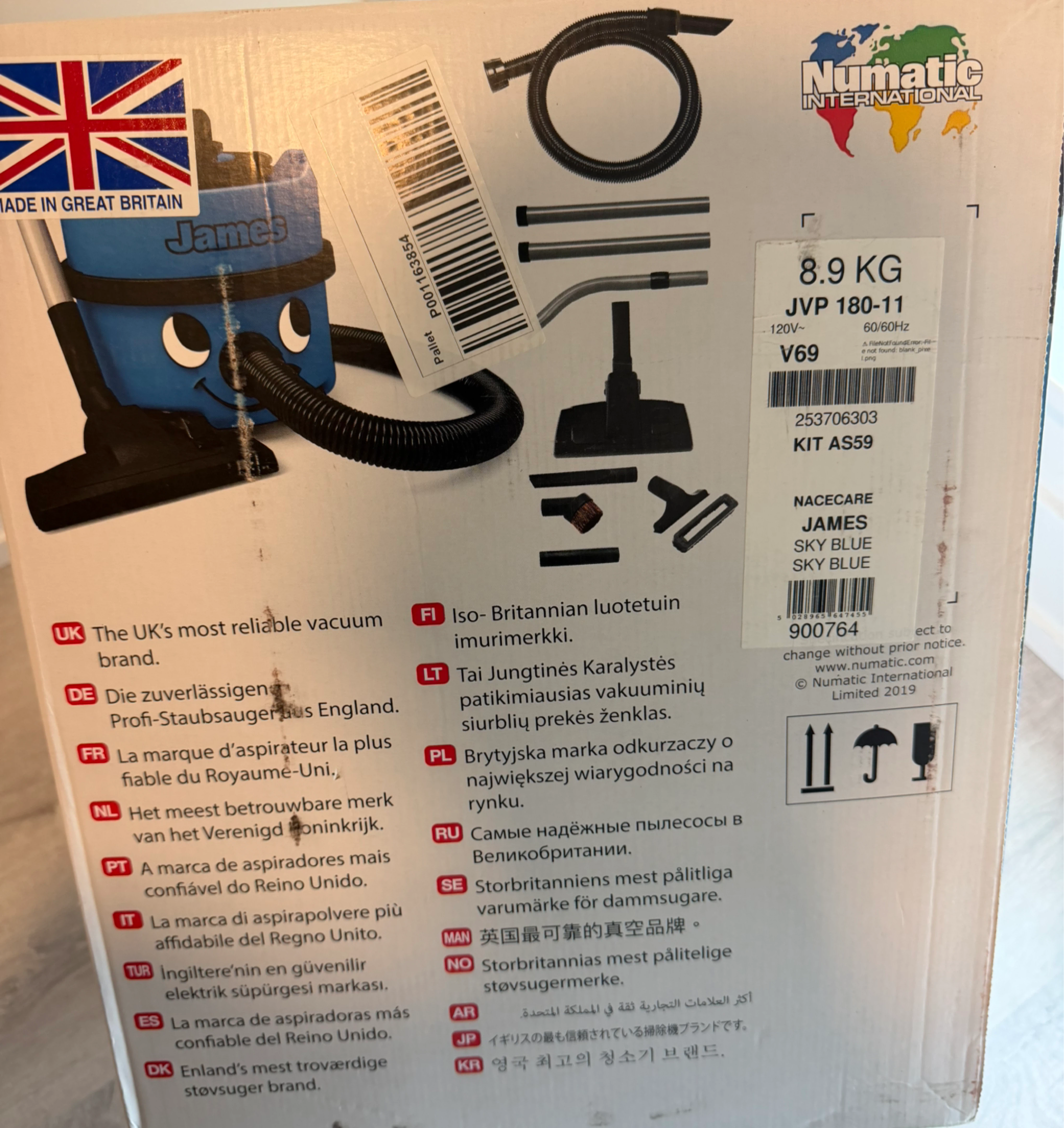 Numatic James Vacuum Cleaner - photo 2
