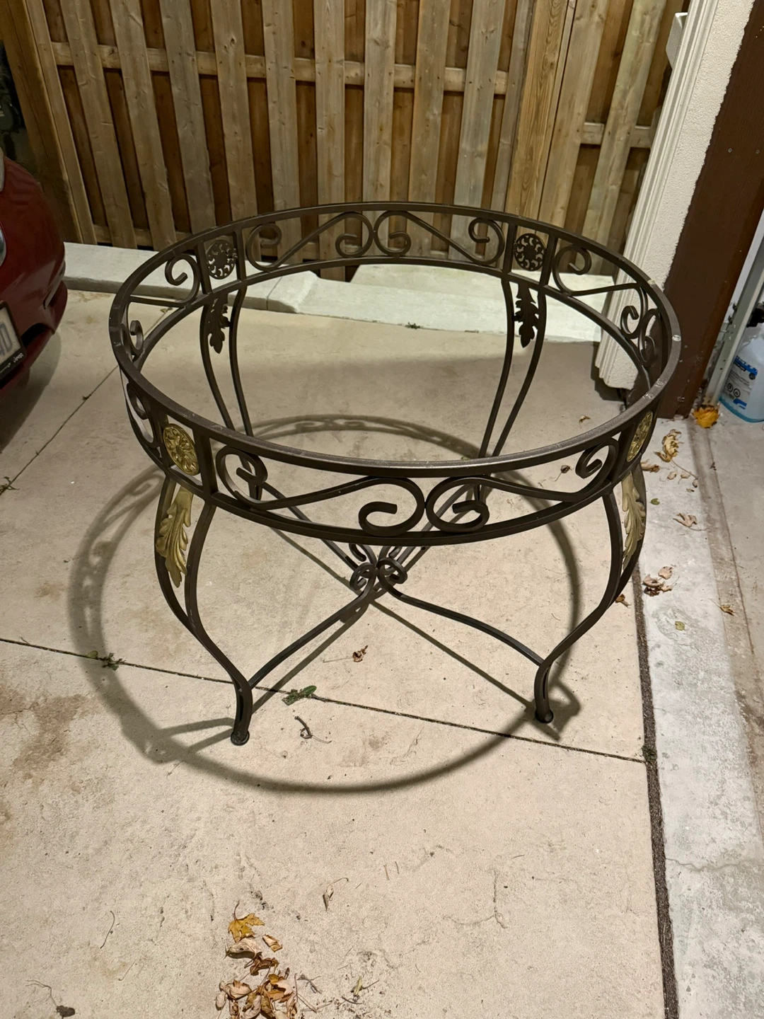 Round Glass Table Top and 8 chairs - photo 4