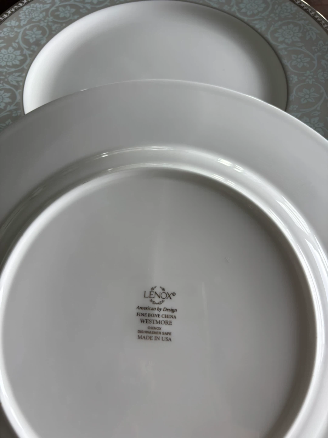 Lenox Westmore Fine Bone China Dinner Plates Set of 5 - photo 3