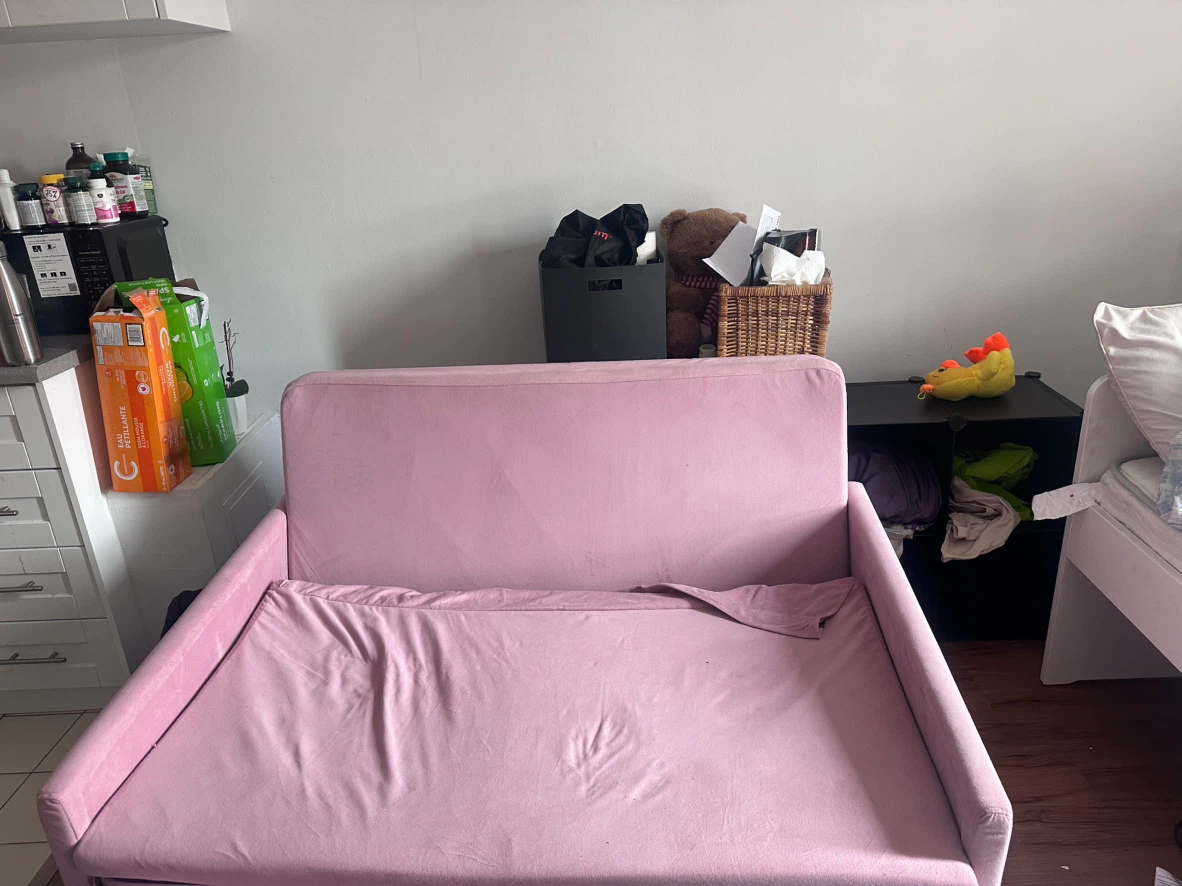 Pink Sofa Bed - photo 3