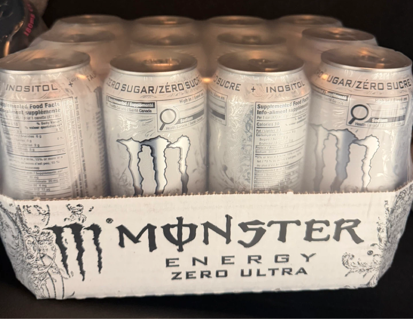 Monster Energy Zero Ultra Case (24 cans)