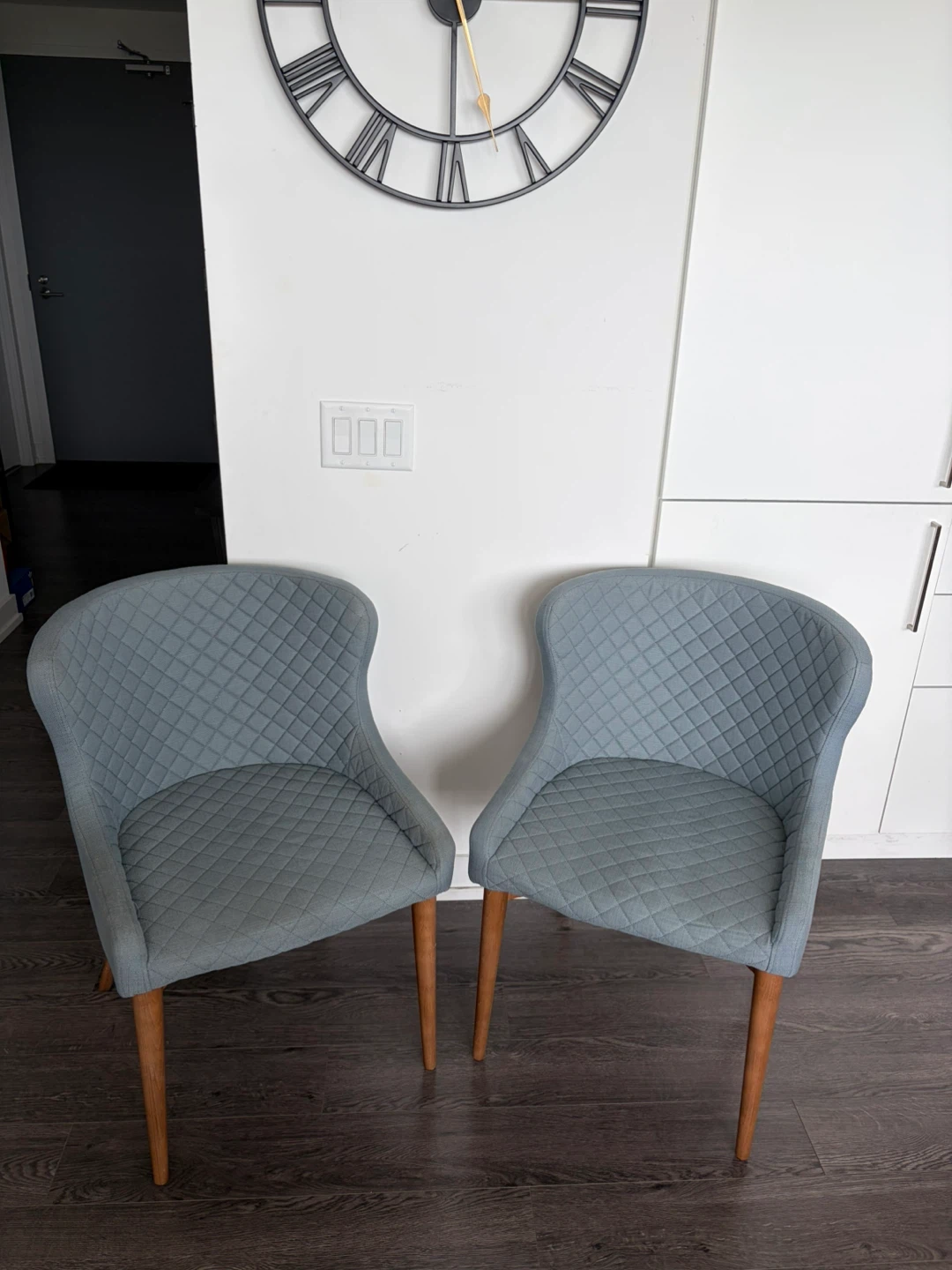 Two Structube Sandy Dining Chairs