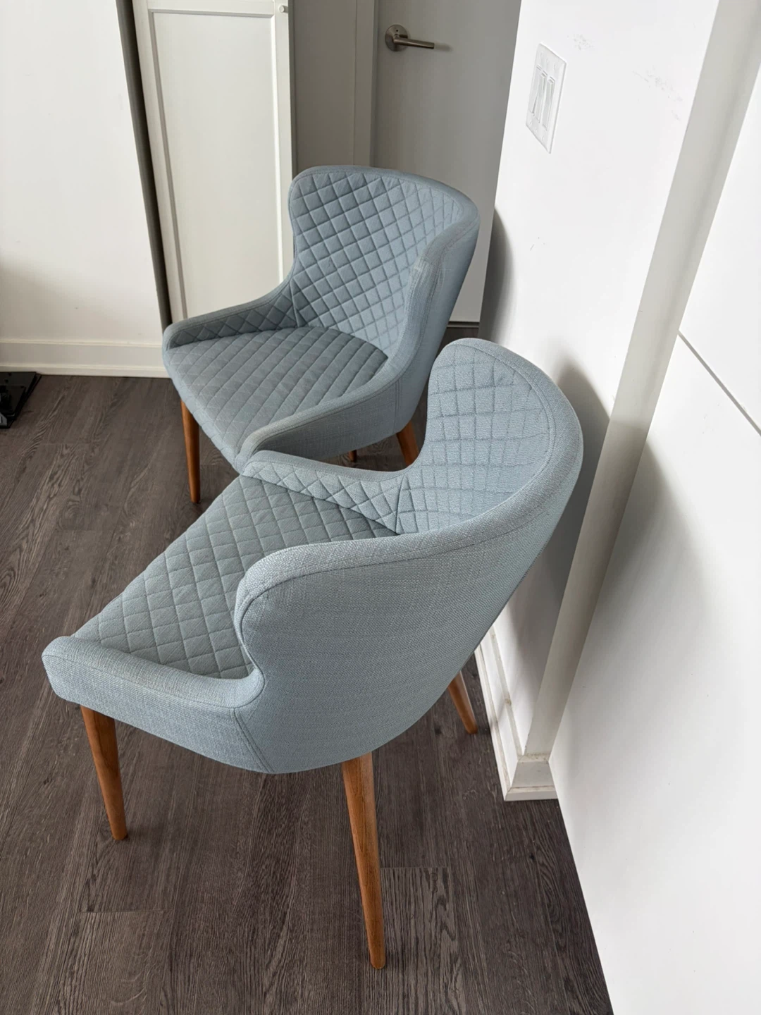 Two Structube Sandy Dining Chairs - photo 2