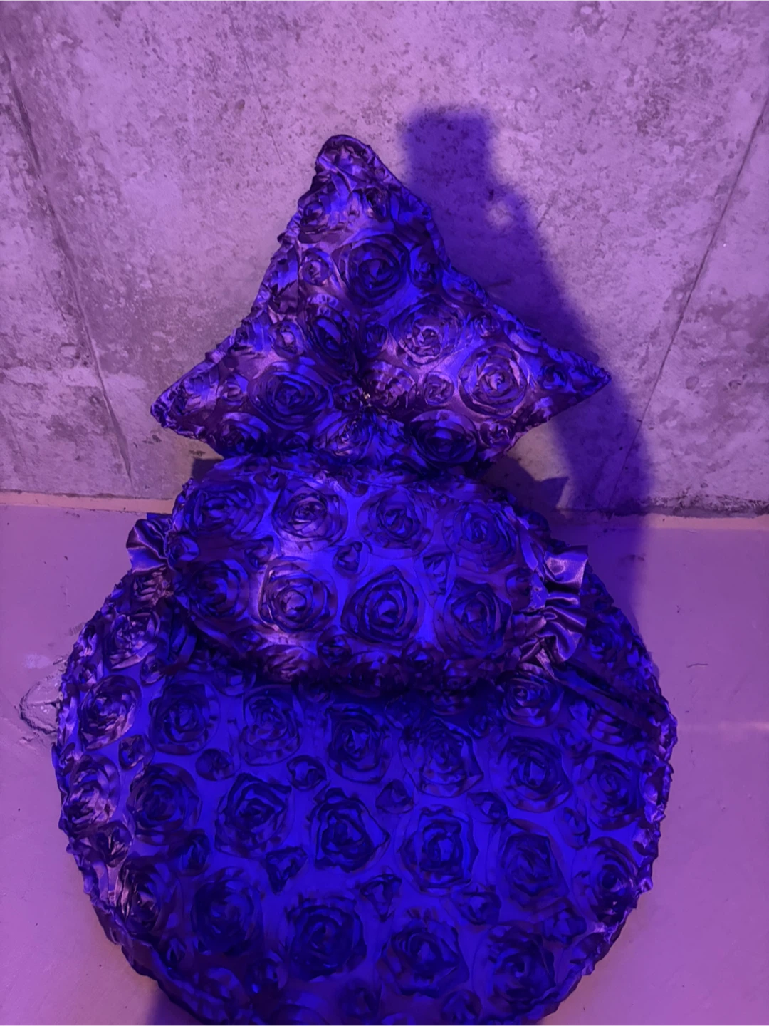 Purple Rose Floor Cushion Set - photo 2