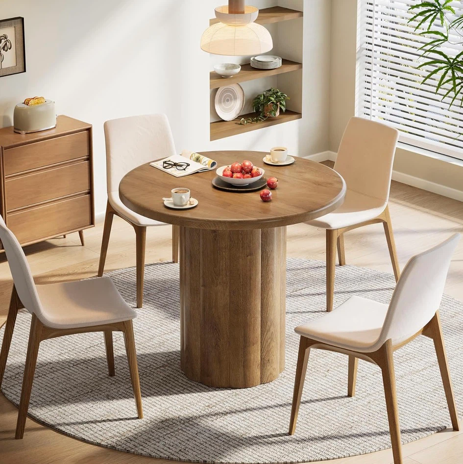 Brand new 80cm Round Wood Dining Table- delivery available - photo 2