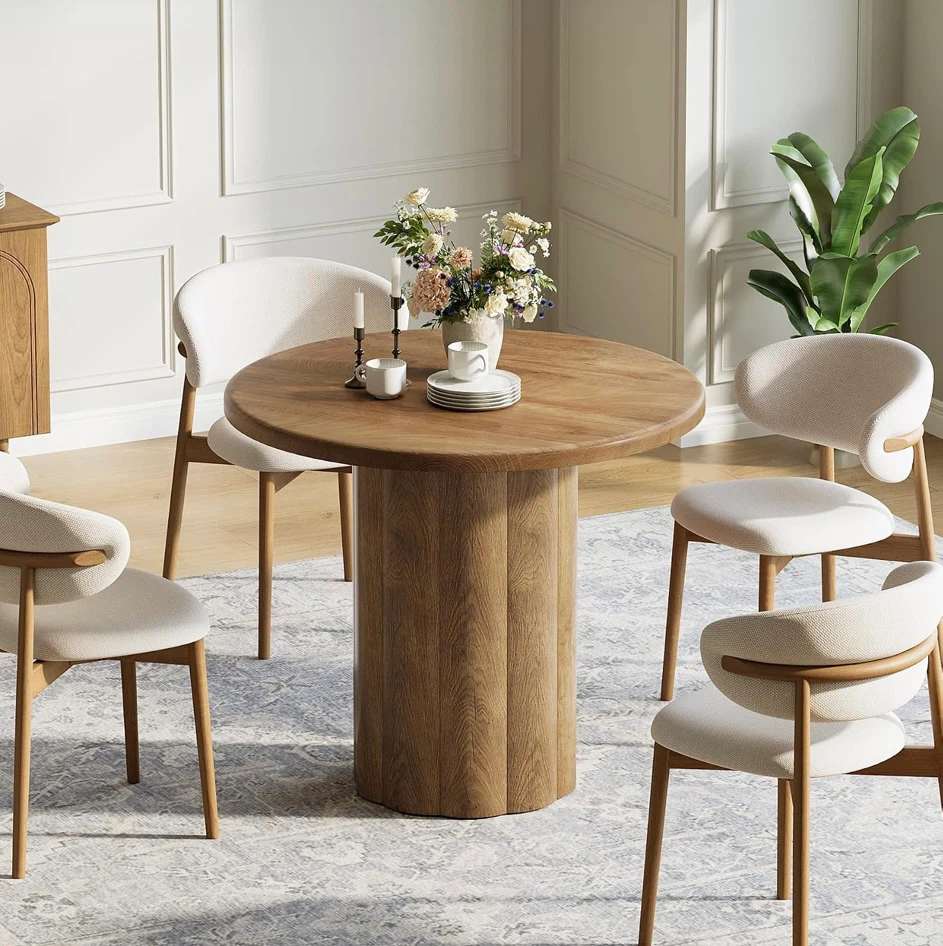 Brand new 80cm Round Wood Dining Table- delivery available - photo 4