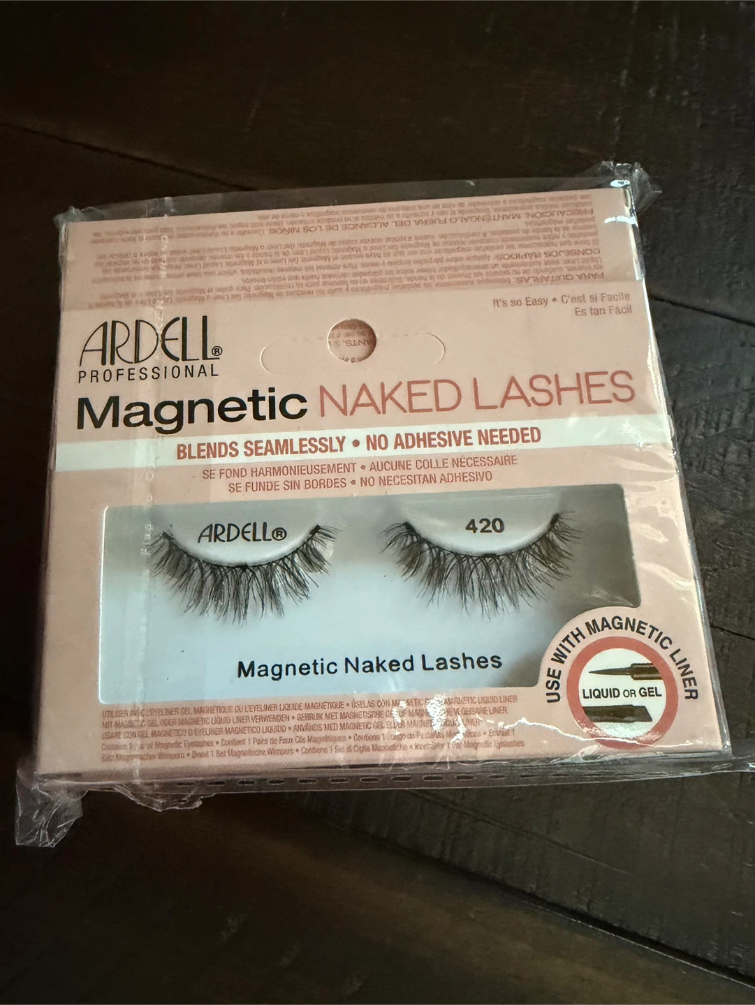 4 pairs!!!! Ardell Professional Magnetic Naked Lashes 420