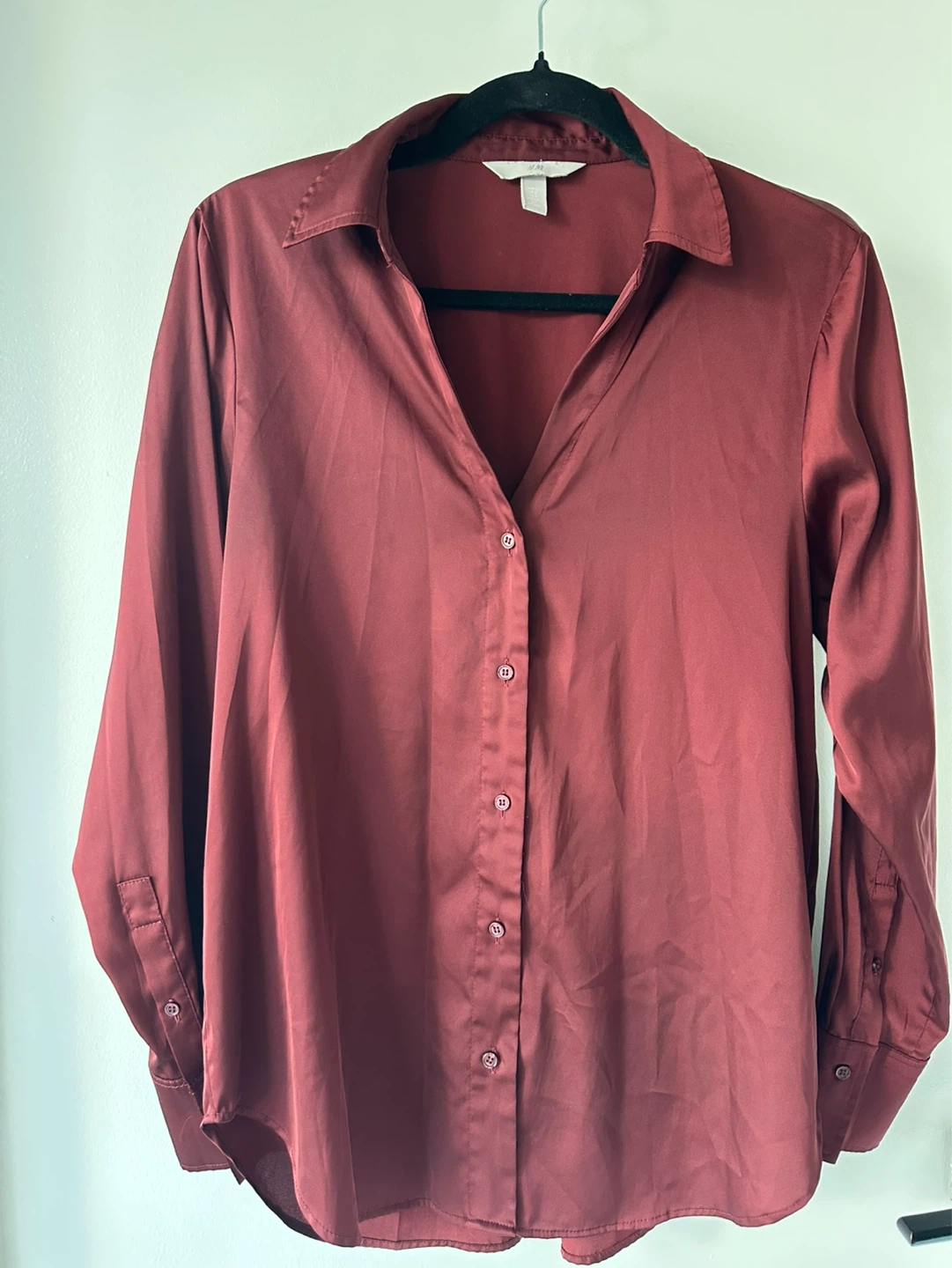 H&M Satin Button-Up Shirt - photo 5