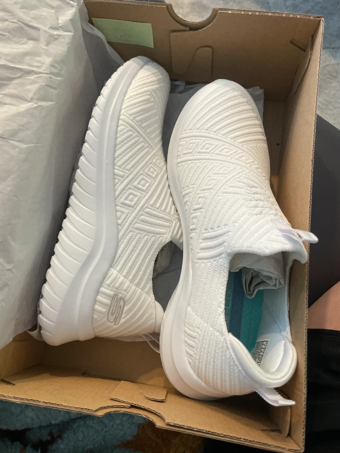 Skechers Women's White Slip-On Shoes