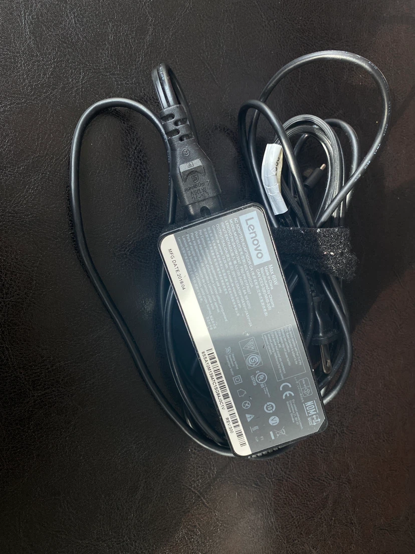 Lenovo 65W AC Adapter Laptop Charger