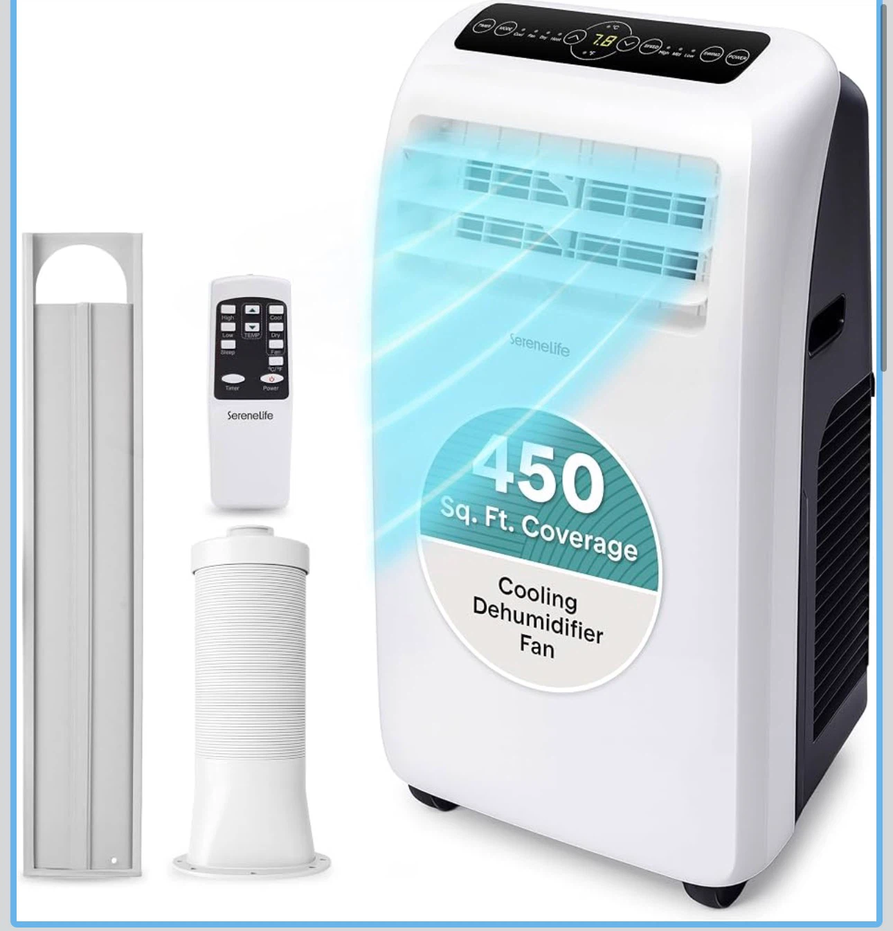 SereneLife Portable Air Conditioner 12,000 BTU - photo 4