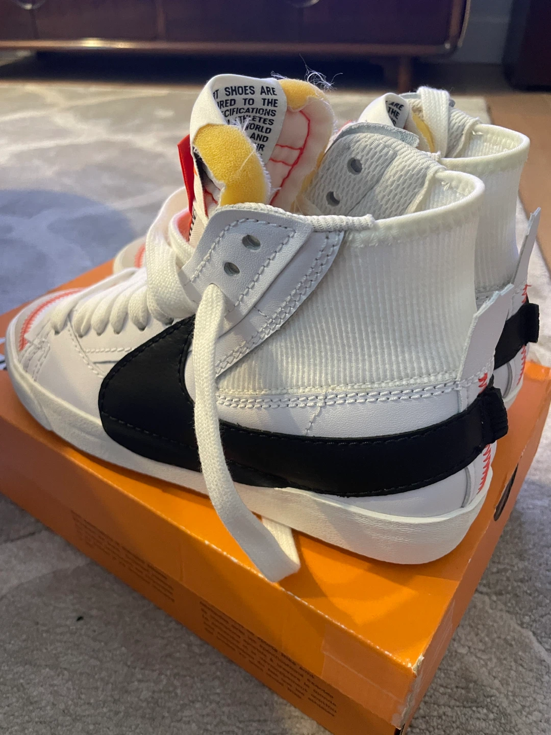 NIKE BLAZER MID ‘77 JUMBO SHOES - photo 3