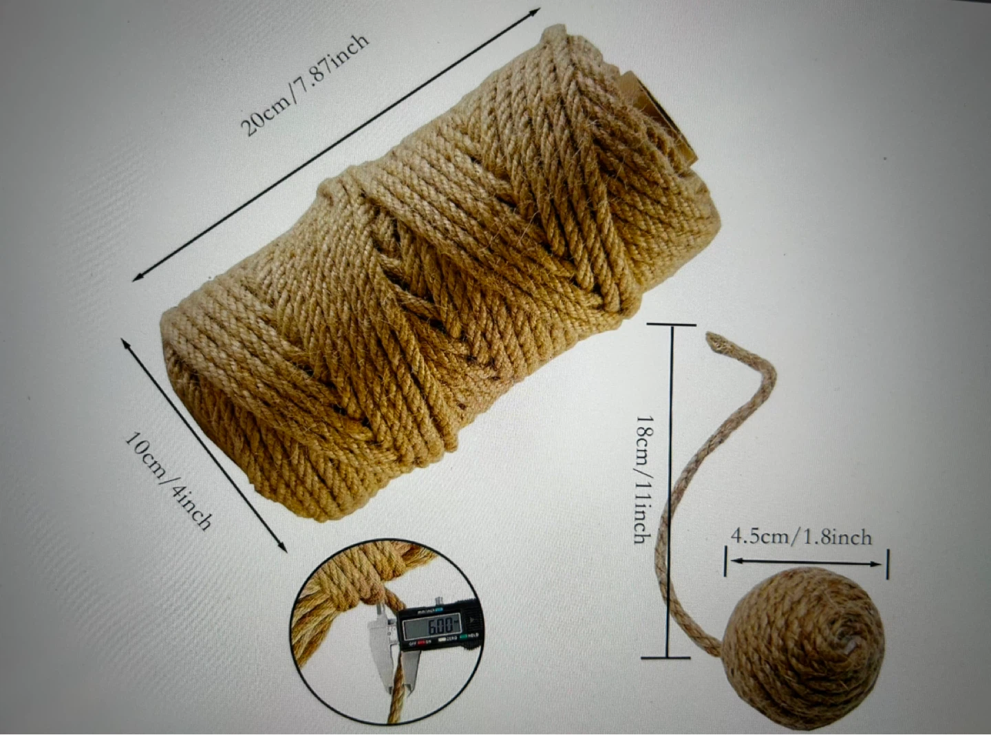 50M Jute Rope for Crafts & DIY - photo 2