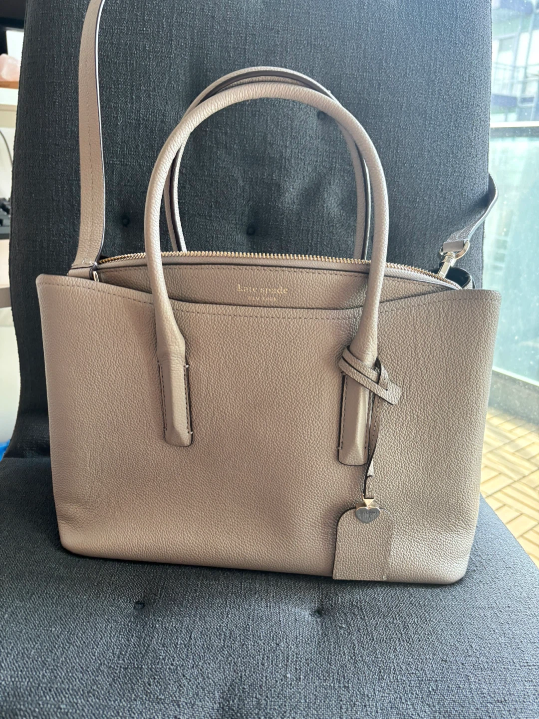 Kate Spade ‘Margaux’ Large Satchel in Cloud Taupe - photo 3