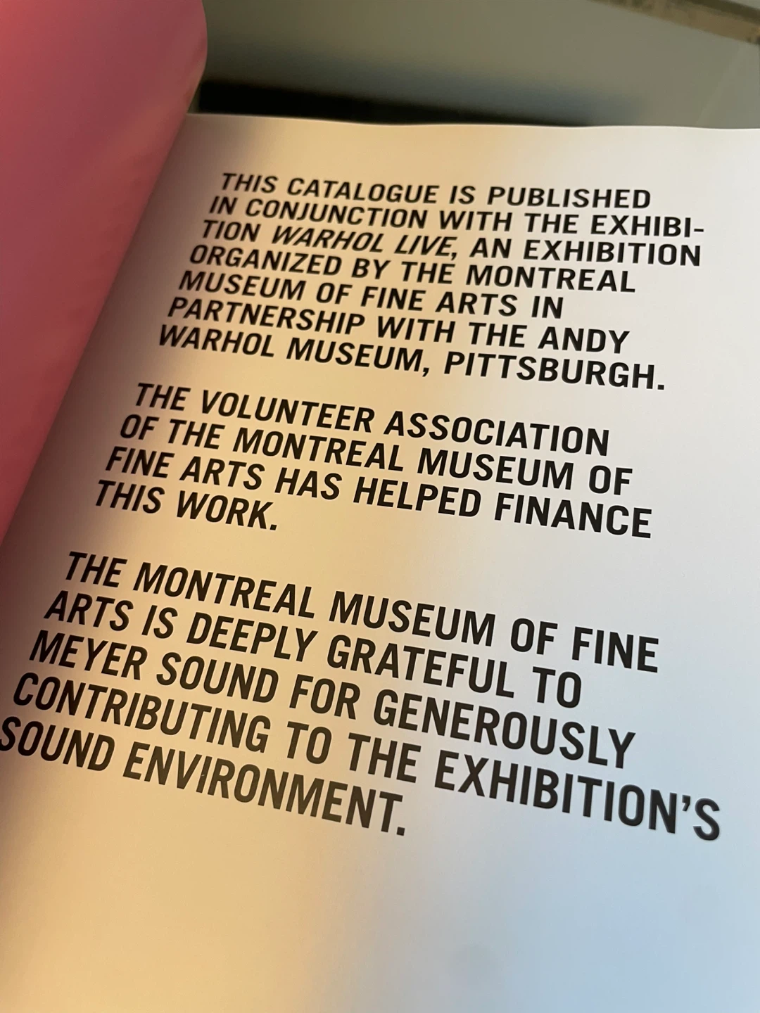 Warhol Live Catalogue from Montreal Museum of Fine Arts - photo 4