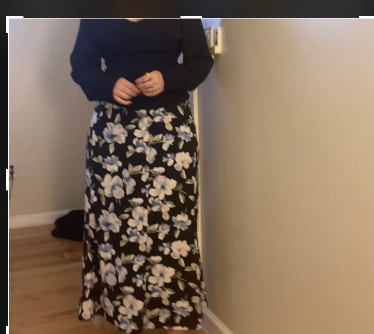 Women's Floral Maxi Skirt