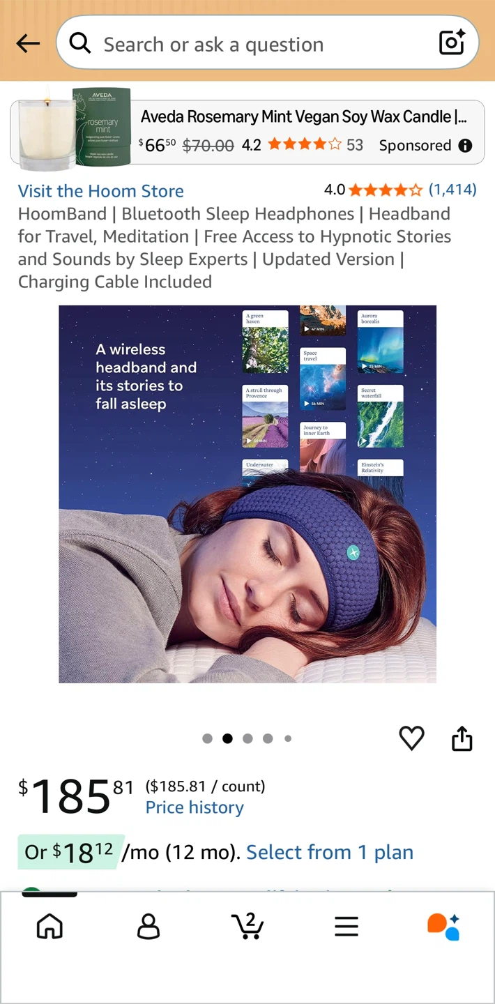 HoomBand Bluetooth Sleep Headphones - photo 2