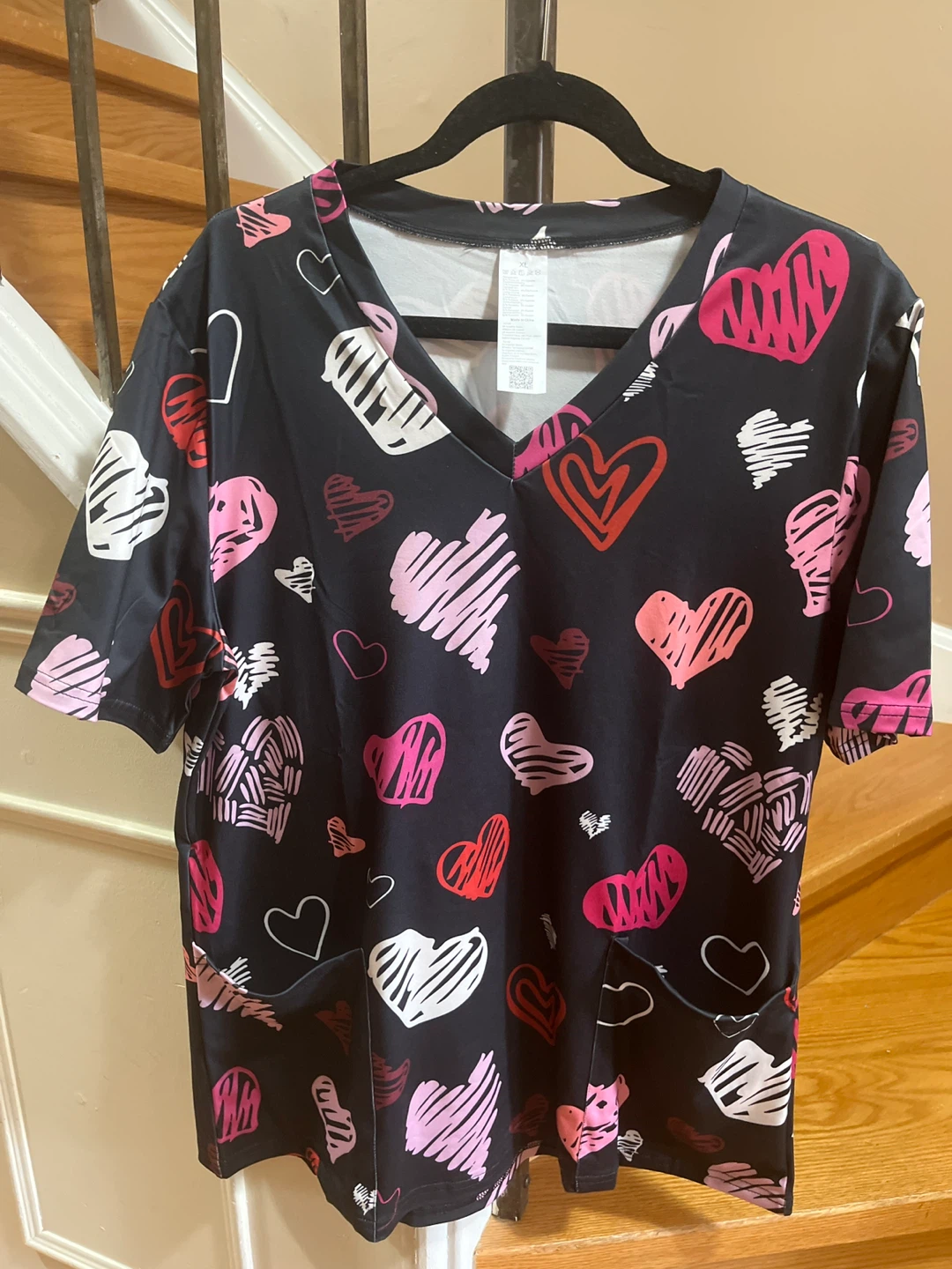 Women's V-Neck Scrub Top