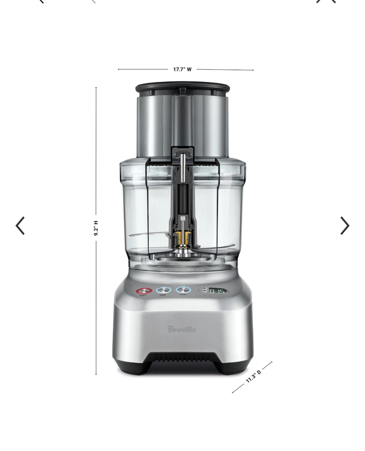 Breville Sous Chef 16 pro food processor with dicing kit - photo 2