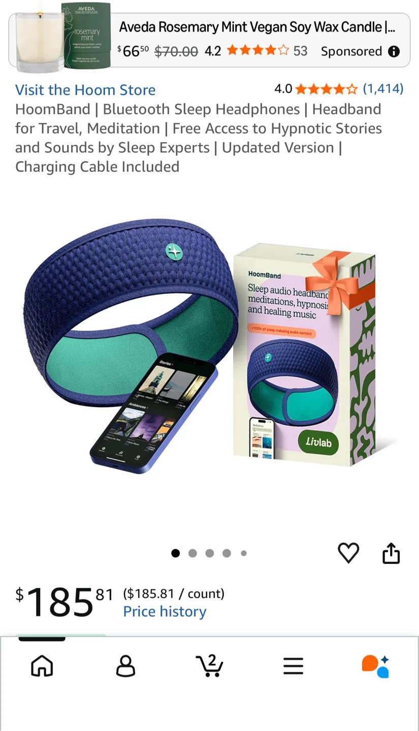HoomBand Bluetooth Sleep Headphones