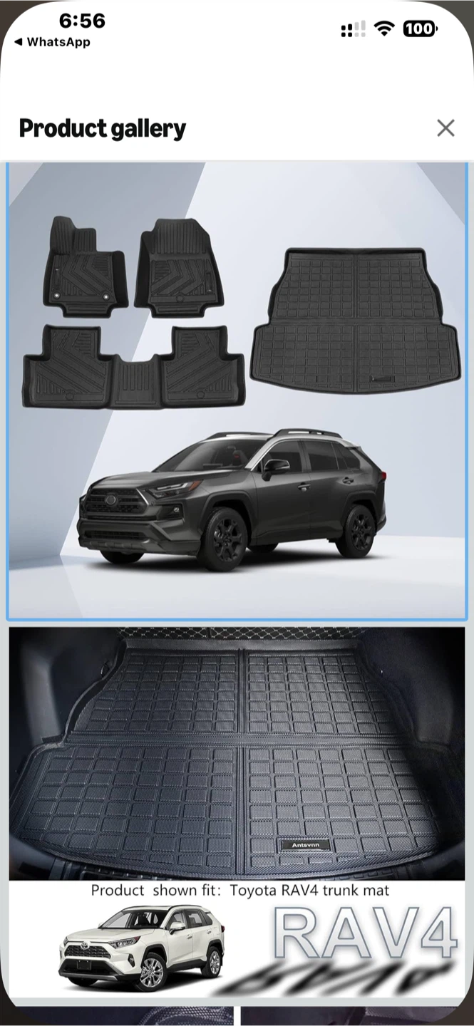 Car Floor Mats for Toyota RAV4 2019-2025