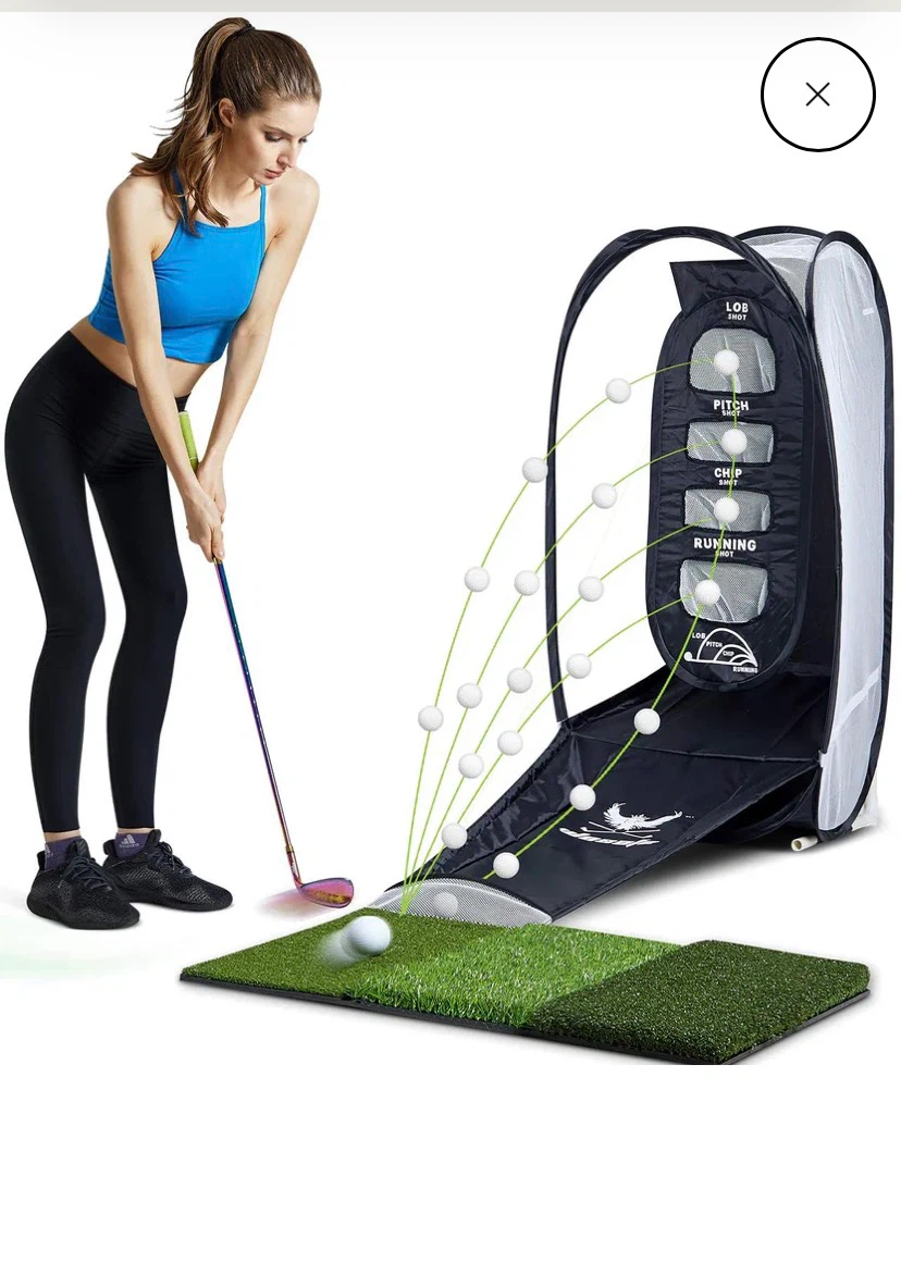 wosofe Golf Practice Hitting Net Indoor Backyard Home Chipping